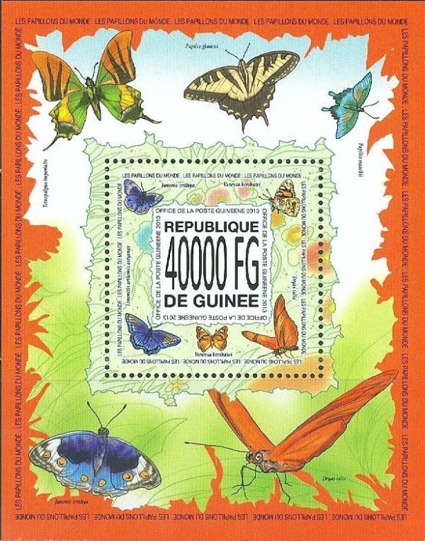 Guinea Republic 2013 Butterflies Legal Issue