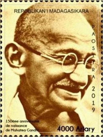 Madagascar 2019 150th Birth Anniversary of Mahatma Gandhi