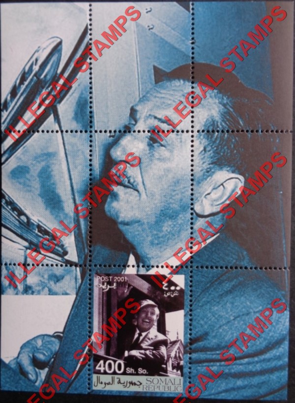 Somalia 2001 Walt Disney Illegal Stamp Souvenir Sheet of 1