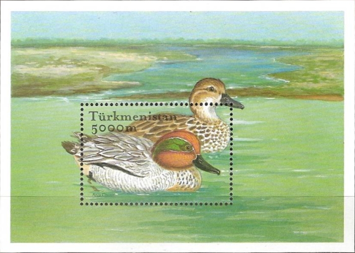 Turkmenistan 2002 Birds of Turkmenistan Scott Catalog No. 89