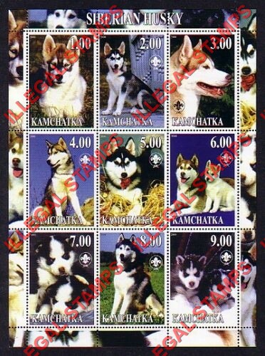 Kamchatka Region 2001 Illegal Stamps