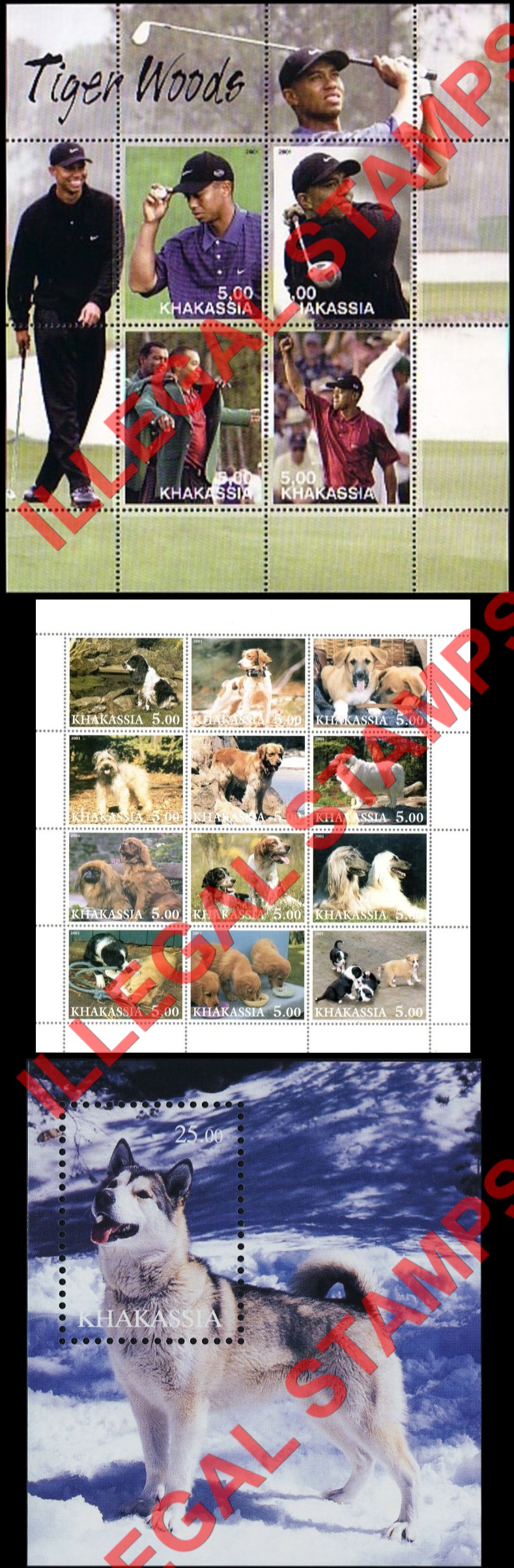 Republic of Khakasia 2001 Illegal Stamps (Part 1)