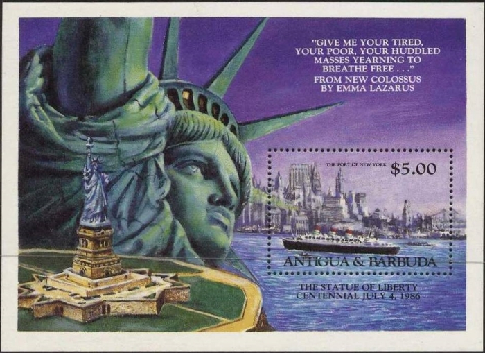 statue of liberty stamp. statue of liberty stamp