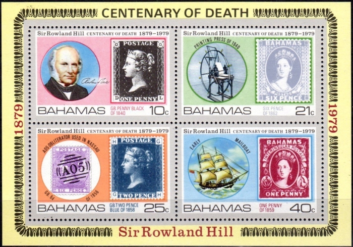 1979 Death Centenary of Sir Rowland Hill Souvenir Sheet
