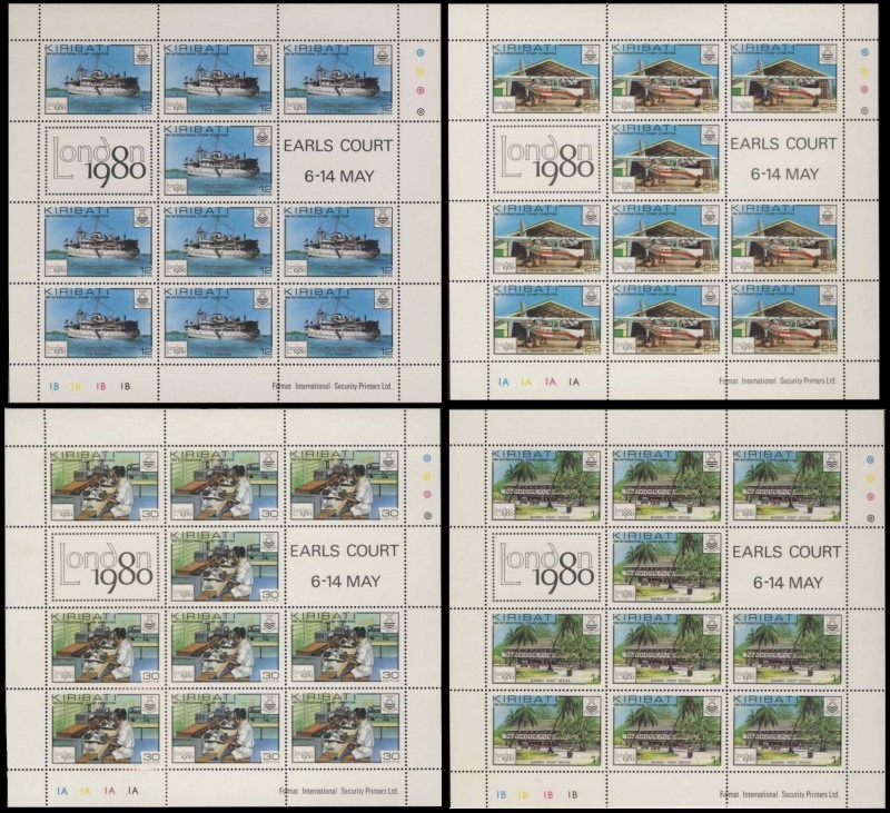 1980 London International Stamp Exhibition Sheetlets