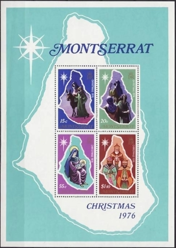 1976 Christmas Souvenir Sheet