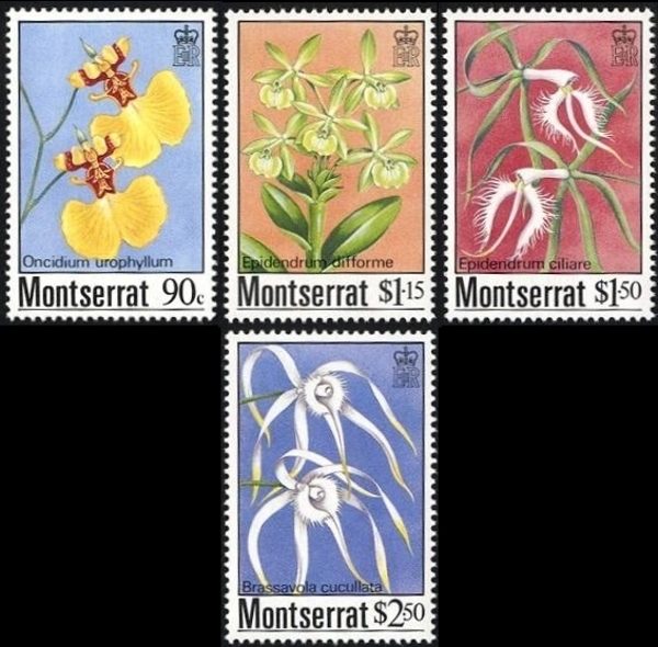1985 Orchids of Montserrat Stamps