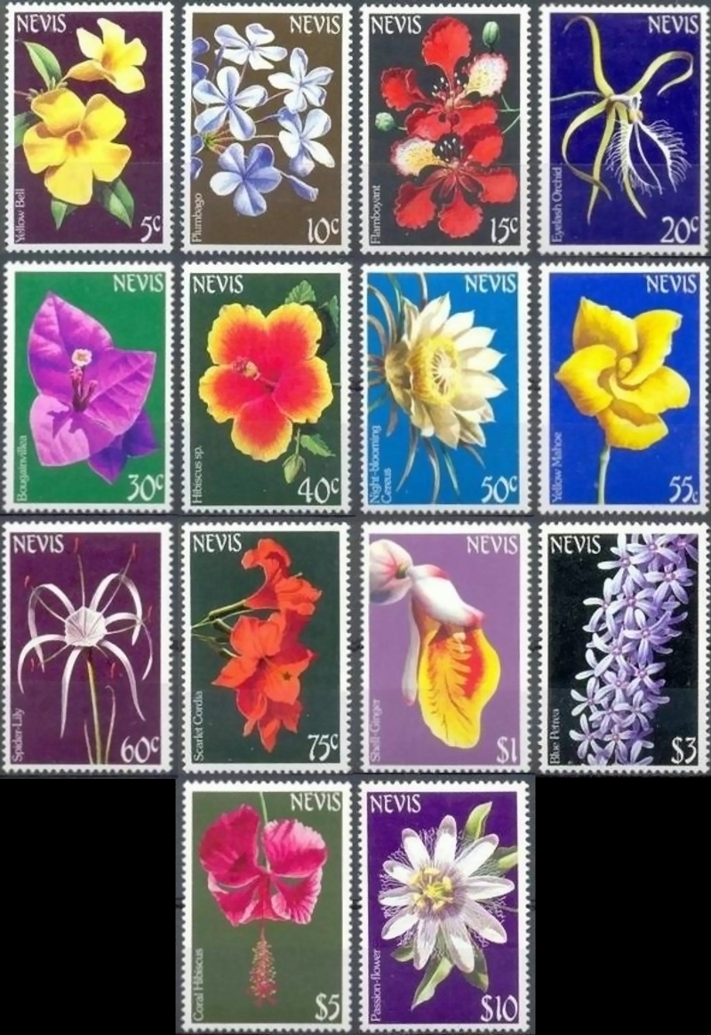 1984 Flowers Stamps