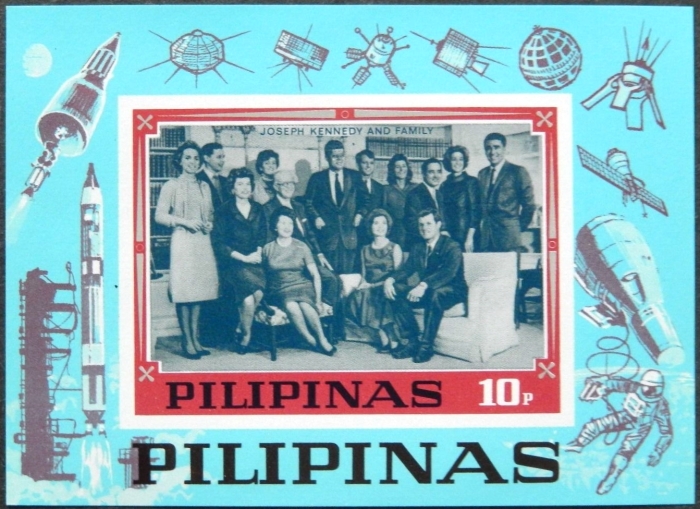 Philippines 1968 Kennedy Memorial Unissued 10p Souvenir Sheet