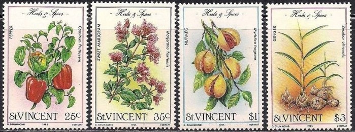 1985 Herbs and Spices Stamps