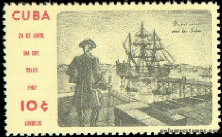 Cuba stamp scott 709