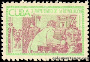 Cuba stamp scott 797