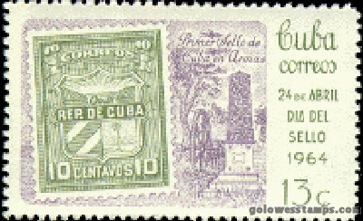 Cuba stamp scott 829