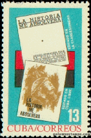 Cuba stamp scott 851
