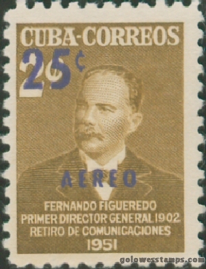 Cuba stamp scott C54