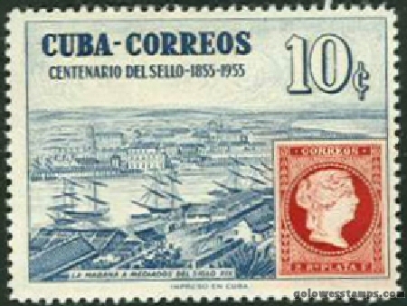 Cuba stamp minkus 725