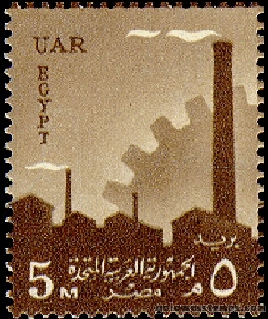 egypt stamp scott 442