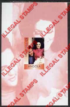 Angola 1999 Elvis Presley Illegal Stamp Souvenir Sheet of 1