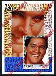 Angola 2002 Elvis Presley Illegal Stamp Souvenir Sheet of 1