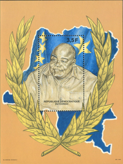 Congo Democratic Republic 1999 Conquest of Kinshasa Souvenir Sheet of 1 Scott Number 1495