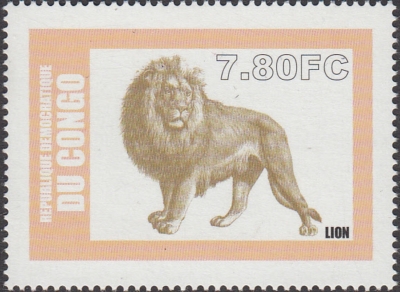 Congo Democratic Republic 2000 Lion Scott Number 1511