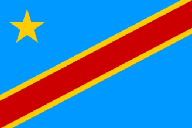 Flag of Congo Democratic Republic