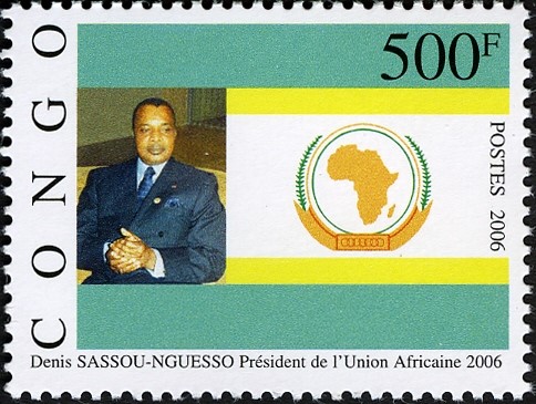 Congo Republic 2006 Denis Sassou-Nguesso President of the African Union Scott Number 1274