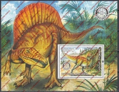 Djibouti 2004 Dinosaurs Illegal Stamp Souvenir Sheet of 1