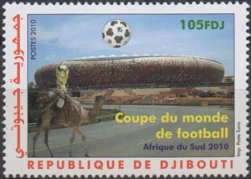 Djibouti 2010 FIFA Soccer World Cup Michel 814