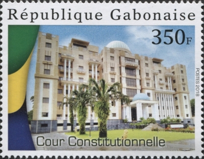 Gabon 2018 The Seat of the Constitutional Court of Gabon Scott Catalog Number 1108