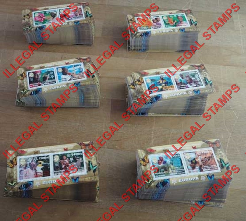 Guinea Republic 2005 EUROPA 2006 50th Anniversary Illegal Stamp Souvenir Sheets of 2 Massive Sale Lot on eBay