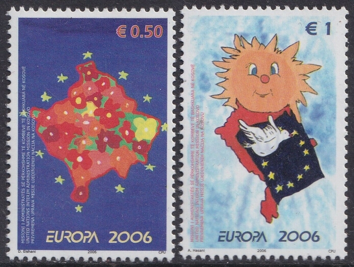 Kosovo 2006 EUROPA Integration Genuine Stamp Set