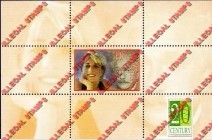 Kyrgyzstan 2000 20th Century Icons Illegal Stamp Souvenir Sheet of 1
