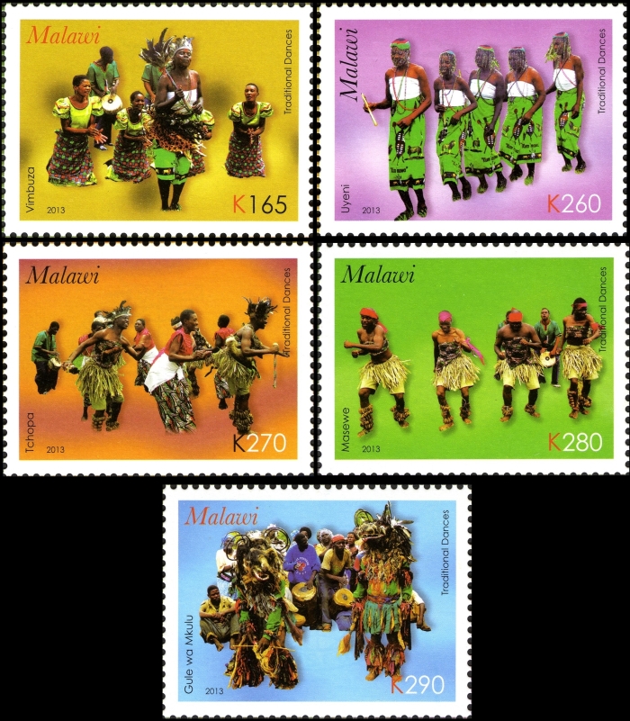 Malawi 2013 Traditional Dances Scott 780-784