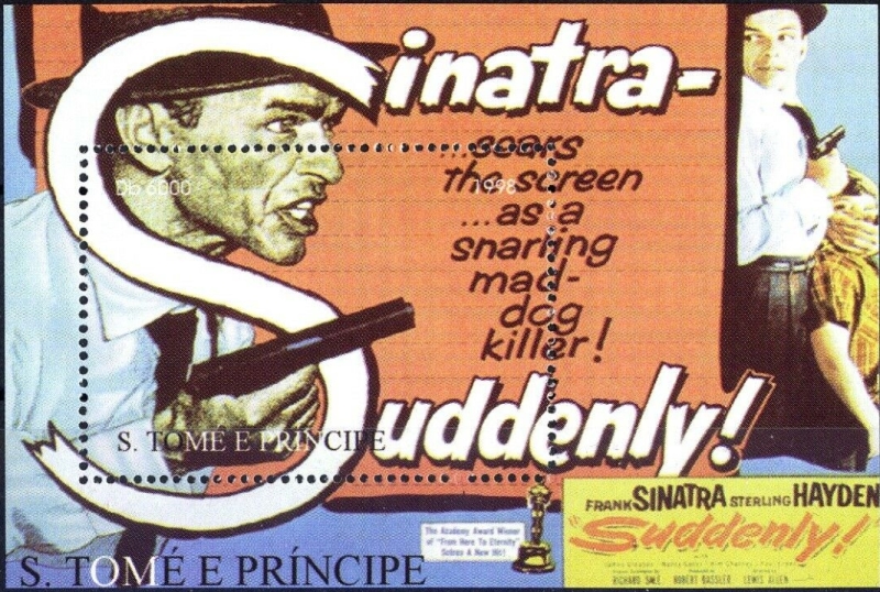 Saint Thomas and Prince Islands 1998 Frank Sinatra Souvenir Sheet of 1