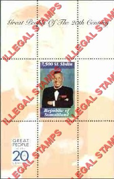 Somaliland 1999 Great People Frank Sinatra Illegal Stamp Souvenir Sheet of 1