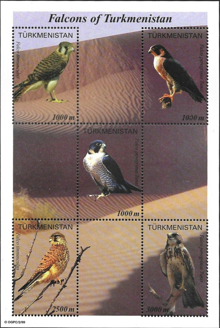 Turkmenistan 2000 Falcons of Turkmenistan Scott Catalog No. 70