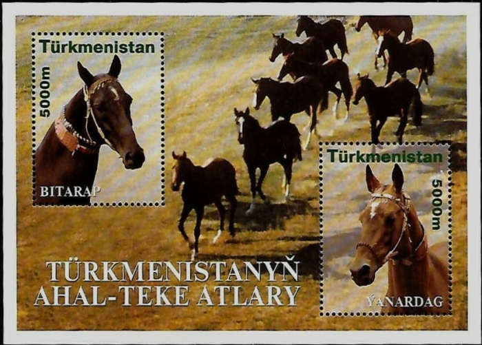 Turkmenistan 2001 Horses Scott Catalog No. 78