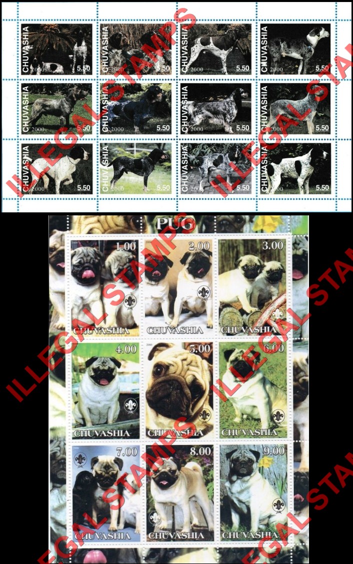 Republic of Chuvashia 2000 Illegal Stamps
