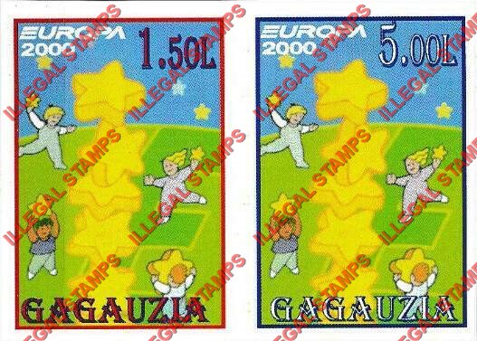 Gagauzia 2000 EUROPA Illegal Stamps