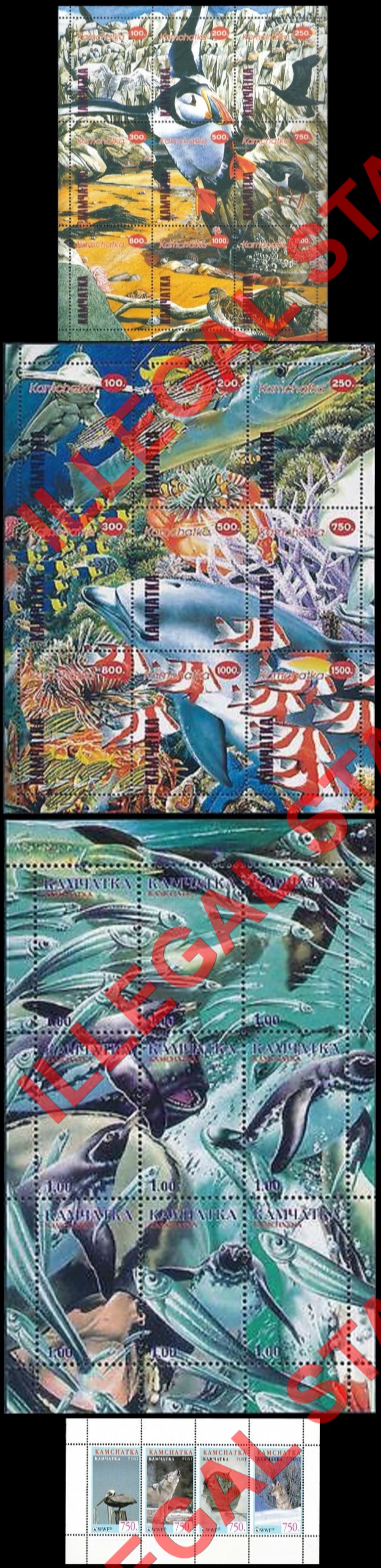 Kamchatka Region 1999 Illegal Stamps (Part 2)