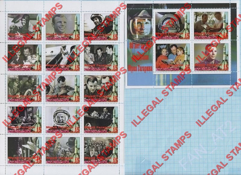 Republic of Kalmykia 2014 Illegal Stamps