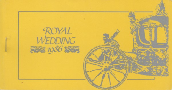 Montserrat 1986 Royal Wedding Imperforate Booklet