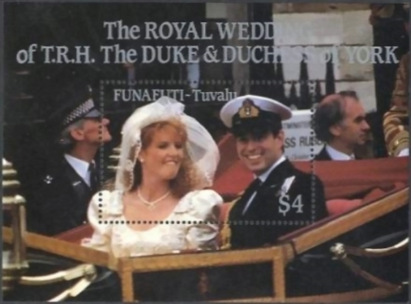 Funafuti 1986 Royal Wedding (1st issue) Souvenir Sheet