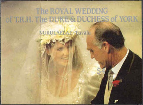 Saint Lucia 1986 Royal Wedding Imperforate Unissued Souvenir Sheet