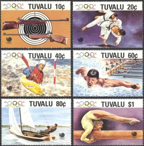 Tuvalu 1988 Olympic Games Stamps