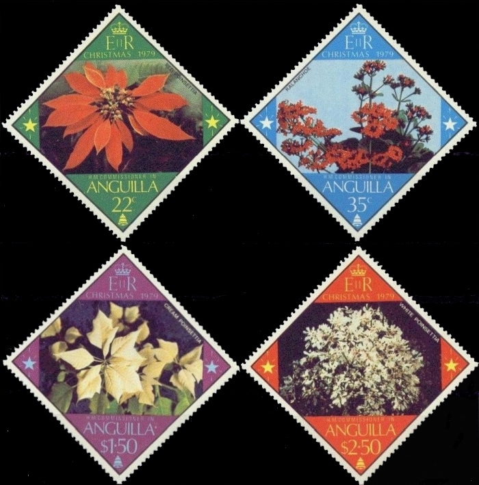 1979 Christmas, Flowers Stamps