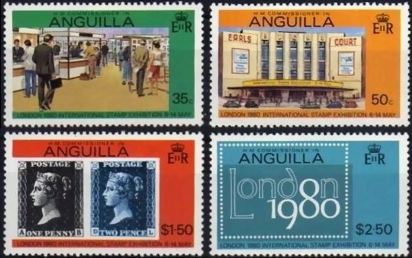 1979 LONDON 1980 International Stamp Expo (1st issue) Stamps