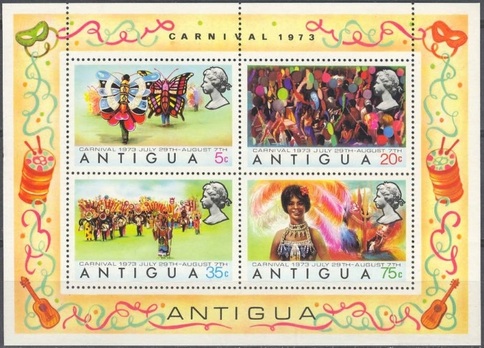 1973 Carnival Souvenir Sheet