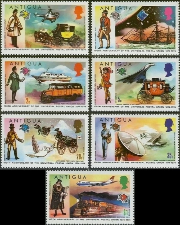1974 Centenary of the Universal Postal Union Stamps